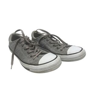 Converse Chuck Taylor All Star 2 Shoes Womens 8 Gray Canvas Low Top Sneakers